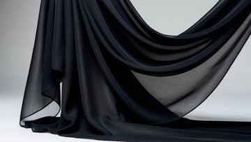 Chiffon Fabric, Continuous 60" Wide (30ft) Sheer Material, 100% Soft Polyester, Ideal for Wedding, Party, Event