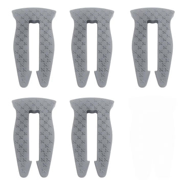 TIianMeimate Universal Stove Knob Locks (5-Pack-Gray) - Child Proof Gas Stove Safety Lock with Key, Easy Install No