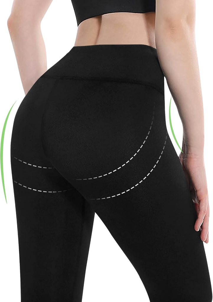 Bootcut Leggings Girls Teens High Waist Soft Stretch Yoga Pants