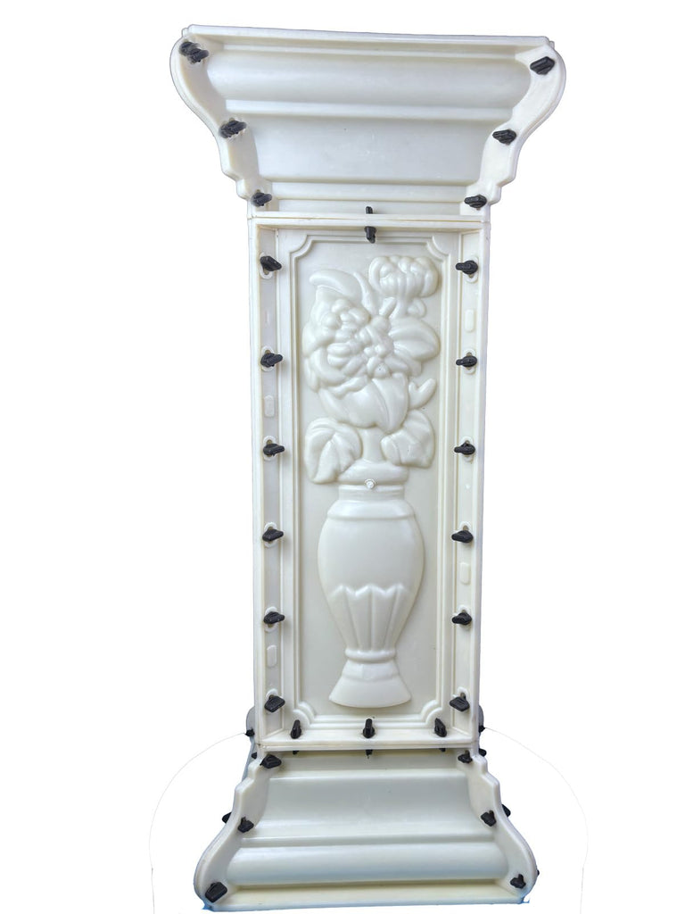 38.18" Height Heavy Duty Pillar Concrete Molds for Balcony - Reusable Thickened Cement Casting Mould, Concrete
