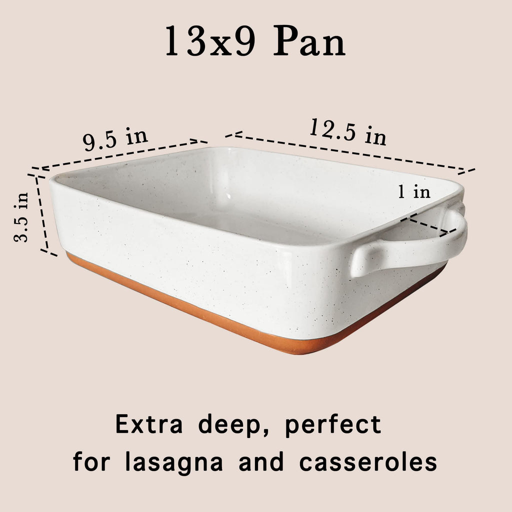 9x13in Porcelain Baking Dish - Oven to Table, Freezer Safe