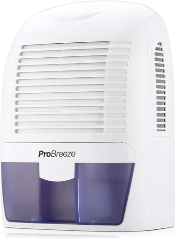 Electric Mini Dehumidifier, 2200 Cubic Feet (250 sq ft), Compact and Portable for High Humidity in Home, Kitchen