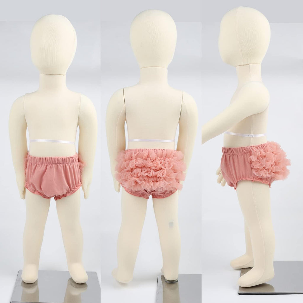 Baby Infant Girls 2PCS Set Tulle Ruffle Bloomer