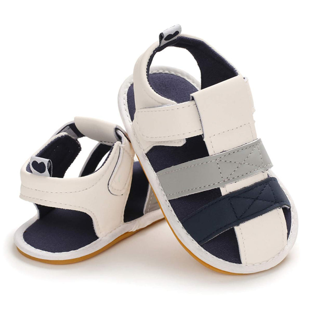 Infant Baby Boys Girls Summer Sandals Non Slip Soft Sole Toddler First Walker Crib Shoes