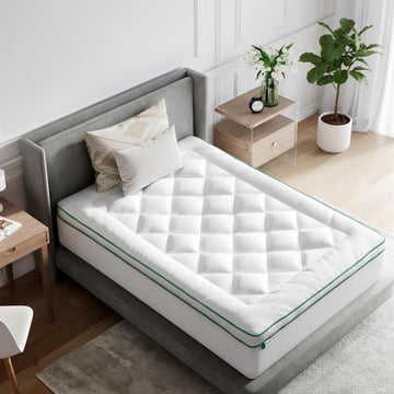 Full Mattress Topper, Extra Thick Pillow Top Down Alternative Pad | Breathable Fluffy Mattress Cover Fits 8-21 Inch