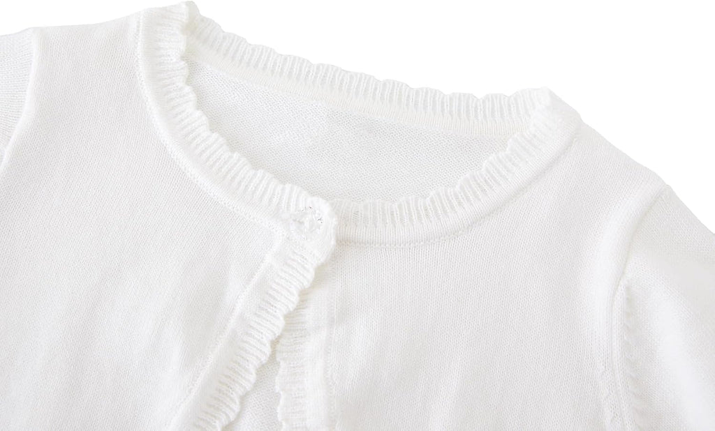 Sweater Toddler Long Sleeve One Button Bolero Shrug