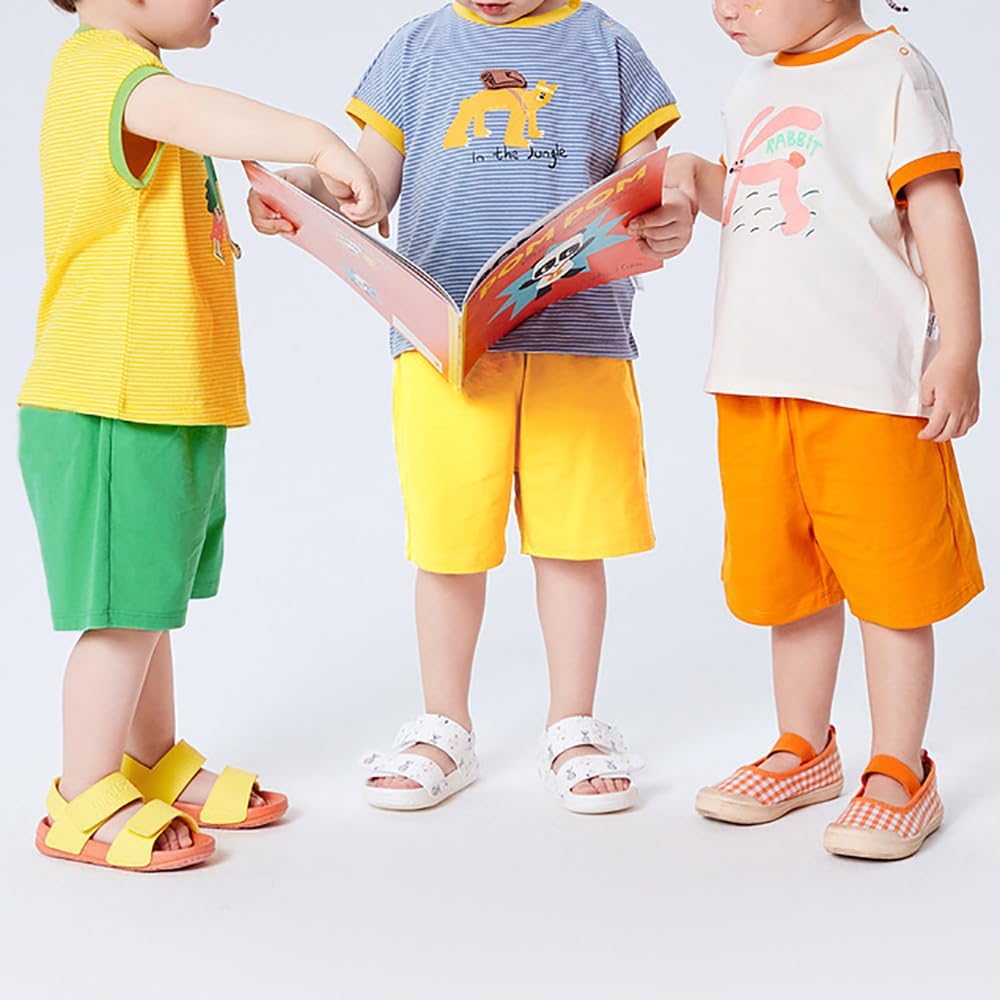 Toddler Baby Boy Shorts Summer Clothes Littler Kids Boys Short Pants with Elastic Waist Pull On Cotton Shorts
