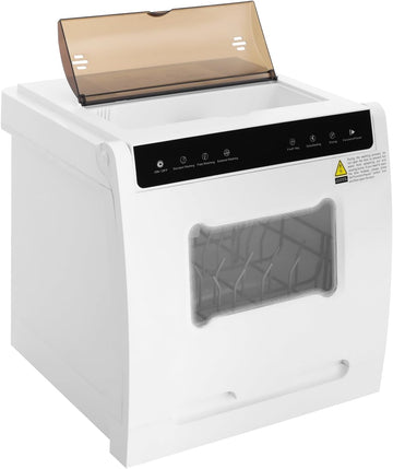Portable Countertop Dishwasher, 1100W Mini Dishwasher, 360° Spraying Cleaning, 110V Table Top Dishwa