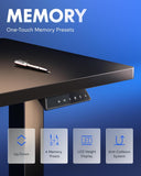 EN1 One-Piece Standing Desk, 48"x24" Seamless Desktop Electric Height Adjustable