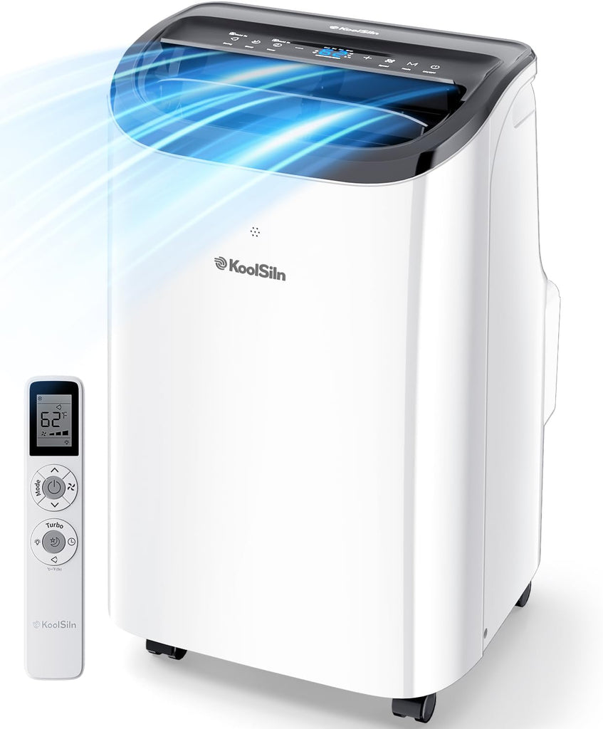 12,000 BTU Portable Air Conditioner Cools Up to 550 Sq.Ft, Auto