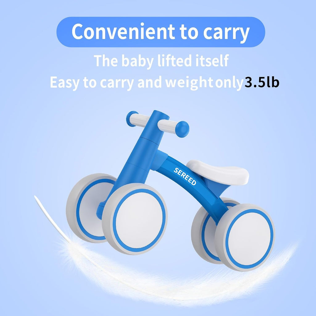 Baby Balance Bike for 1 Year Old Boy Girl, First Birthday Gift Toy