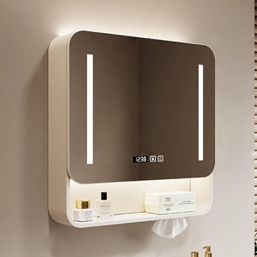 Smart LED Bathroom Medicine Cabinet with Mirror,Carbon Steel Mirror Cabinet | Bathroom Medicine Mirror Cabinet with