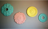 18"OD x 3 1/2"ID x 1 1/2"P Rotherham Ceiling Medallion, Fits Canopies up to 3-1/2", 2 Piece