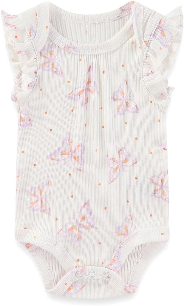 Baby Short Sleeve Bodysuits Cotton One-Piece Baby Boy Girl Clothes Pack