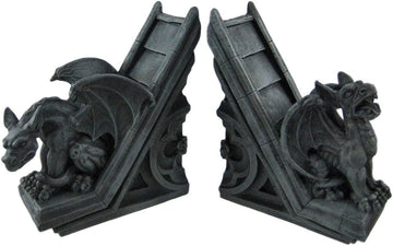 Gothic Gargoyle Sculptural Bookends Book Ends
