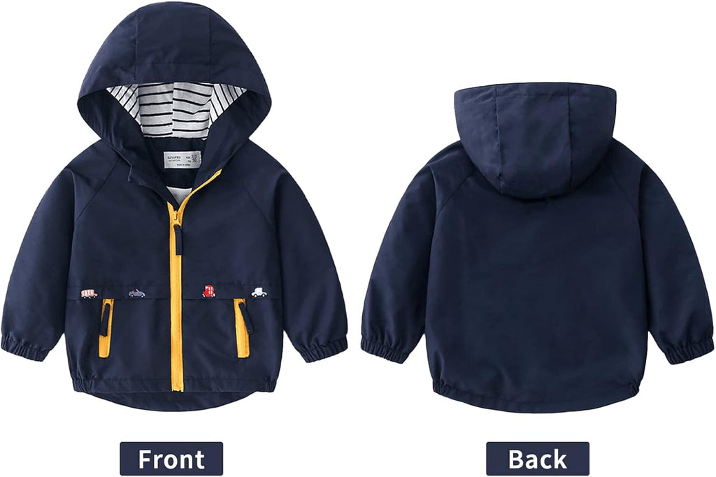 Toddler Boys Spring Windbreaker Lightweight Jacket