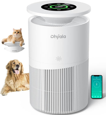 Air Purifier for Home Large Room up to 3620Ft², H13 True HEPA Air Purifiers for Home Pet Hair Dander
