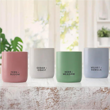 The Luxury Glass Jar Candle Set - 10oz Each, Elegant Home Décor Scented Candles for Relaxation, Gifting & - Set of 4