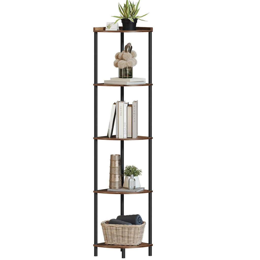 5 Tier Corner Shelf, 65" Tall Corner Shelves Decor