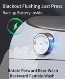 EPLO DP7 Smart Toilet with Bidet Built in,Auto Open/Close,Heated Seat,Automatic Flush Bidet Toilet,Night