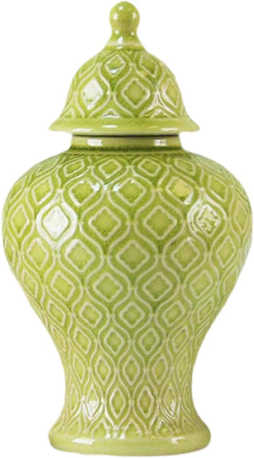 Porcelain Vase Jar Tabletop Decoration 12.5x23cm Decorative Ginger Jar for Party, Dining Table Decor Fine
