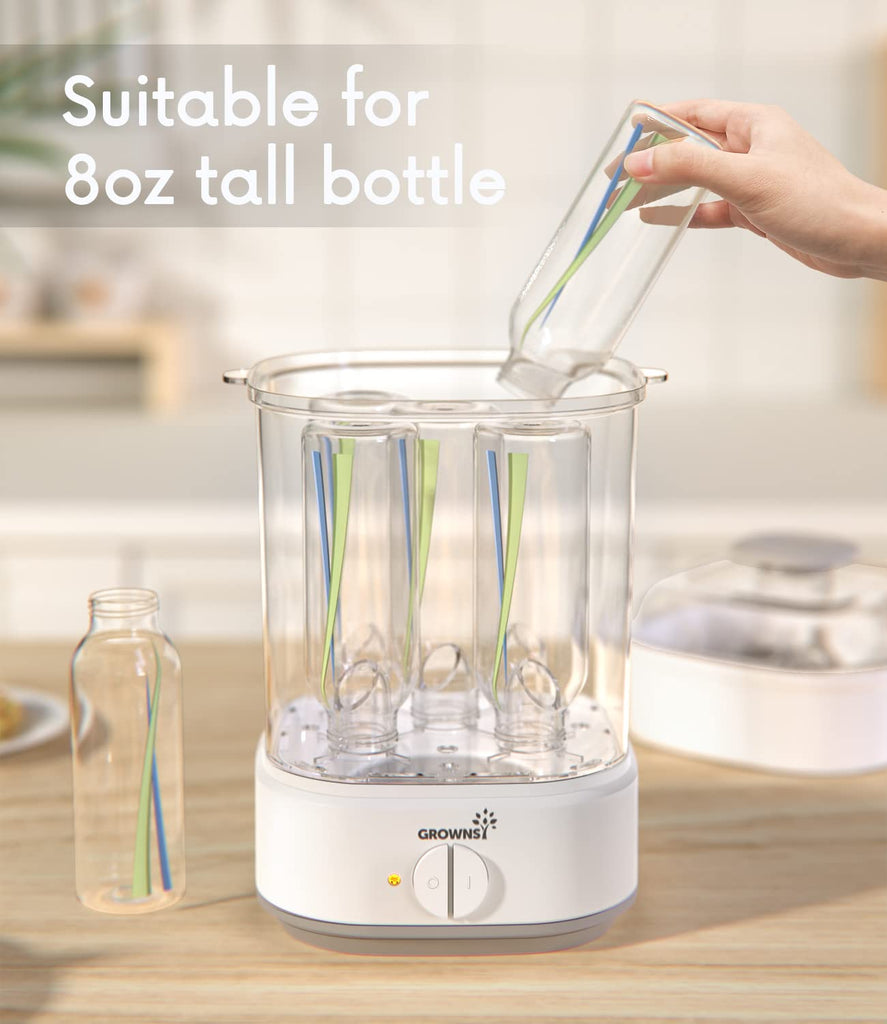 Electric Baby Bottle Sterilizer with 8-Minute Fast Sterilization