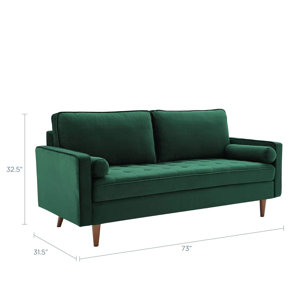 Valour Performance Sofa, Green