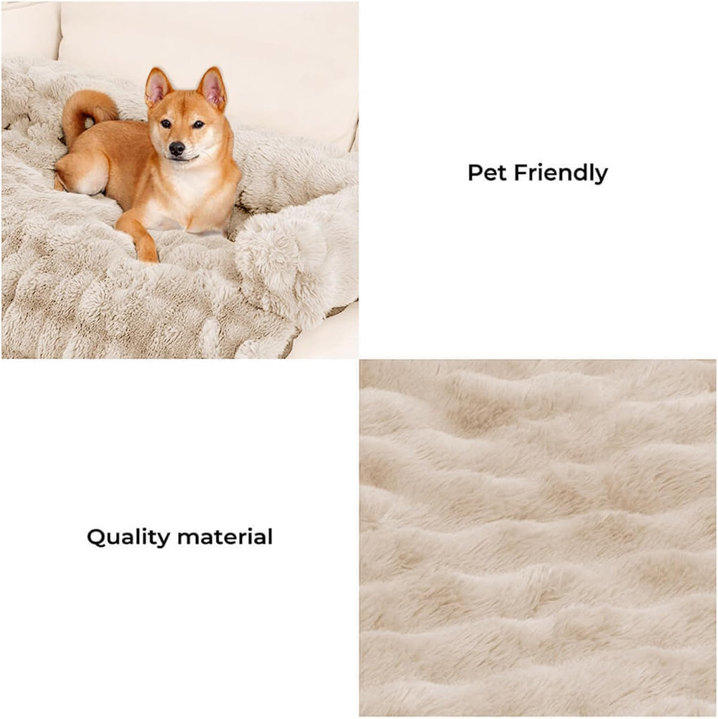 Dog Couch Bed, Calming Luxurious Pet Sofa Bed Cover Washable