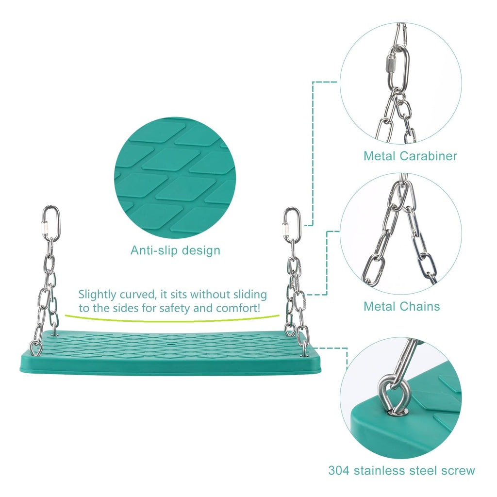 Seat-Heavy Duty Non Slip Tree Swing Playground