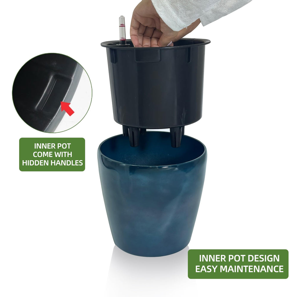11x10 Self Watering Planter (Grayish Green Gradient)