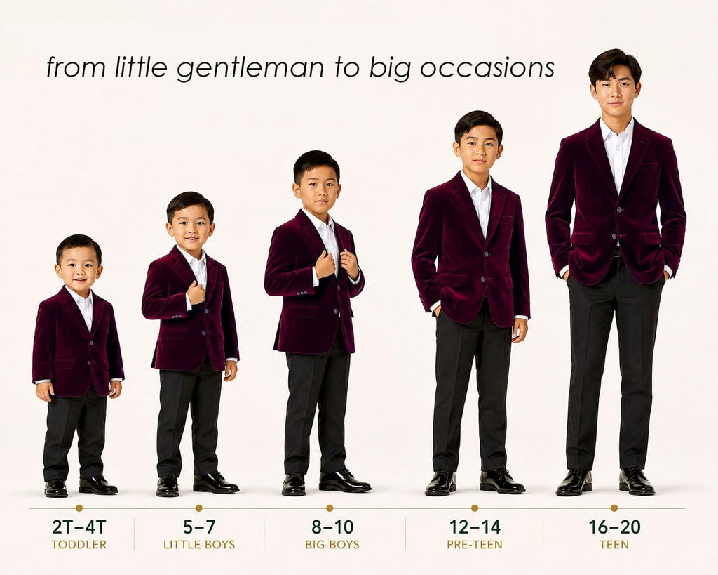 Big Boys' Velvet Blazer