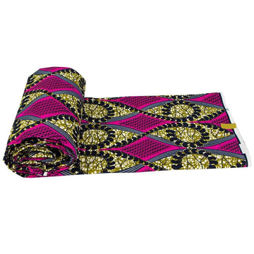African Print Fabric Polyester Fabric Ankara Wax Tissu DIY Party Dress Sewing Material by 6 Yards