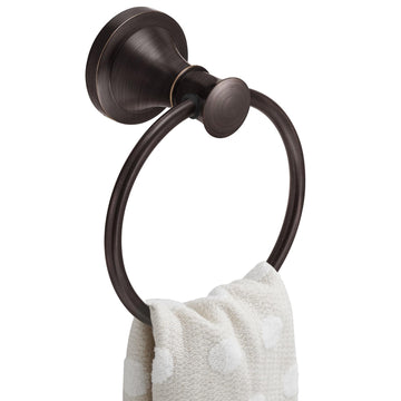 Towel Ring, Bathroom Hand Towel Holder Wall Mounted Oil Rubbed Bronze