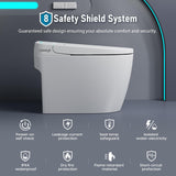 Glendan Smart Toilet Auto Flush: Elongated Heated Seat Tankless Toilet