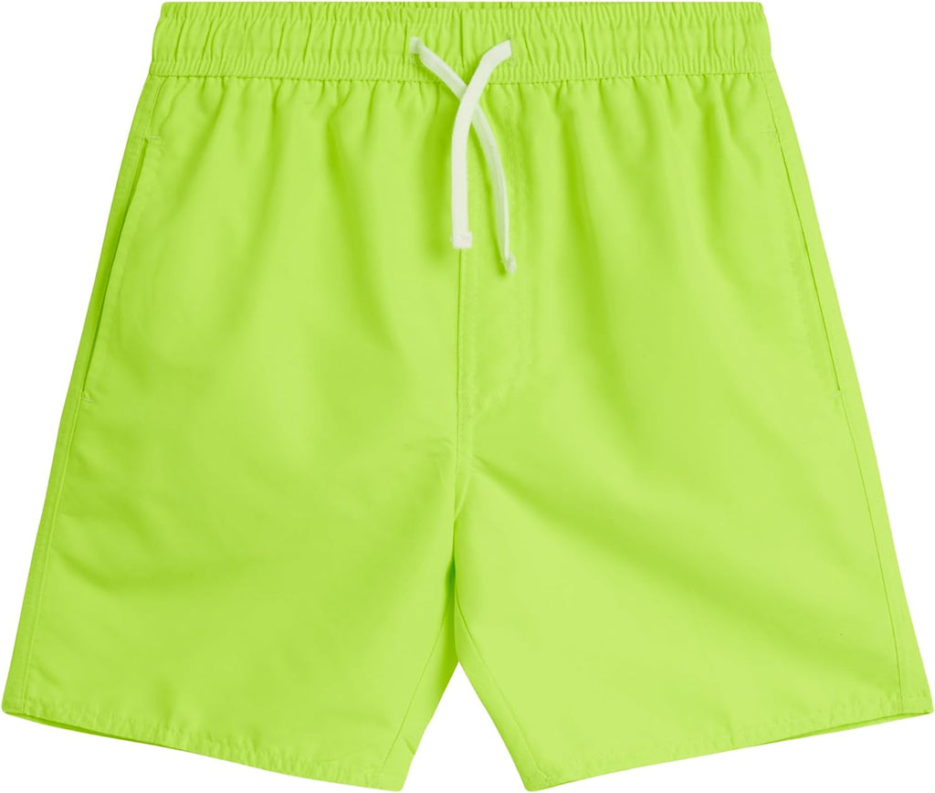 Boys Swim Trunks - 2 Pack Basic Quick Dry Boys Board Shorts Bathing Suit Kids Swimwear with Pockets (Sizes: )
