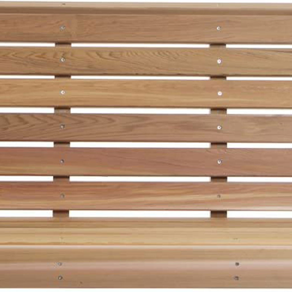 Porch Swing, Solid Wood Frame, Natural, 6 Ft