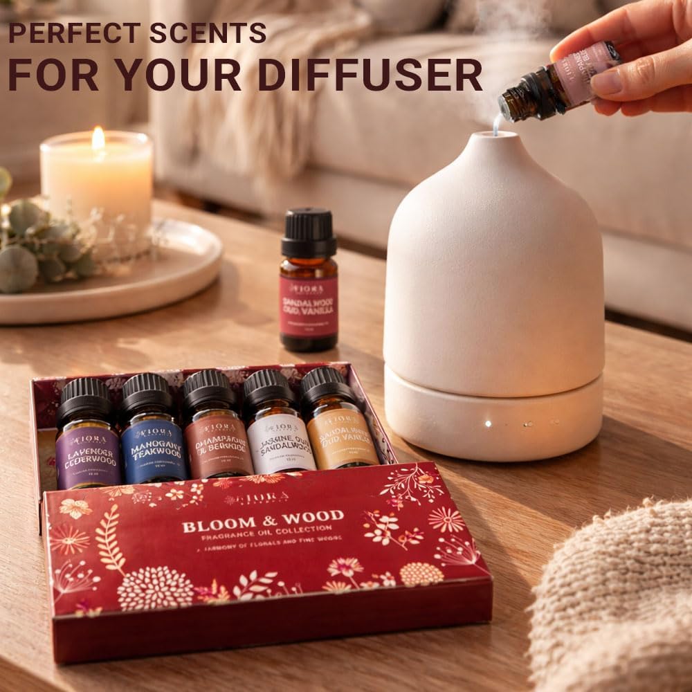 Premium Fragrance Oil Set for Candle Making, Soap, Wax Melts and Diffusers
