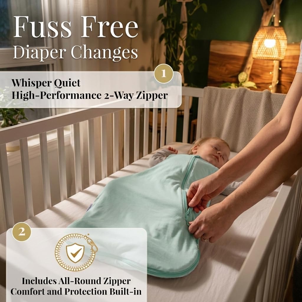 The Signature Bamboo Baby Sleep Sack | Wearable Blanket, TOG 1.0 OEKO-TEX Certified