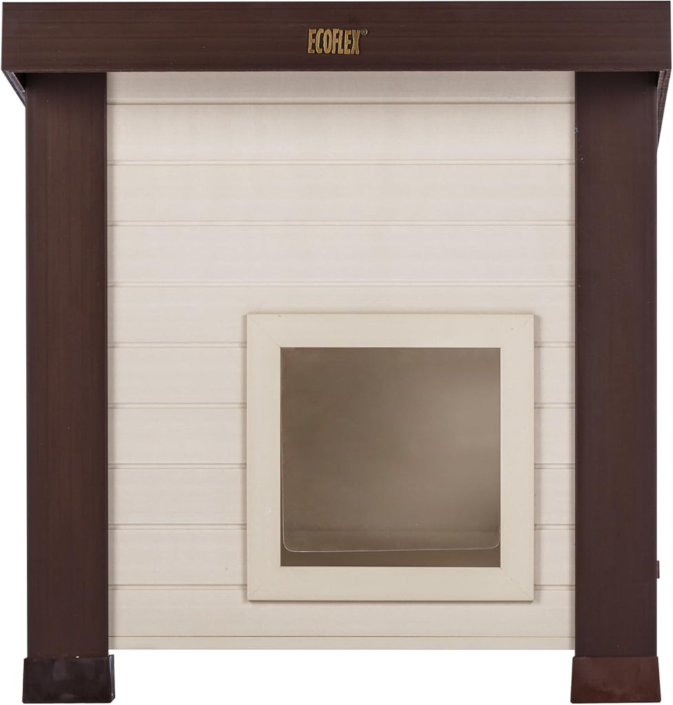 Albany Outdoor Cat House, Maple/Brown