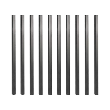 Baluster 3/4" Square x 26" Long, Powder Coated Black - SQPS26 (10 pcs)