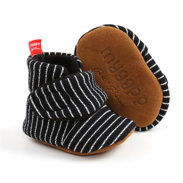 Baby Boy Girl Booties Cozy Fleece Slippers Infant Newborn Sock Shoes