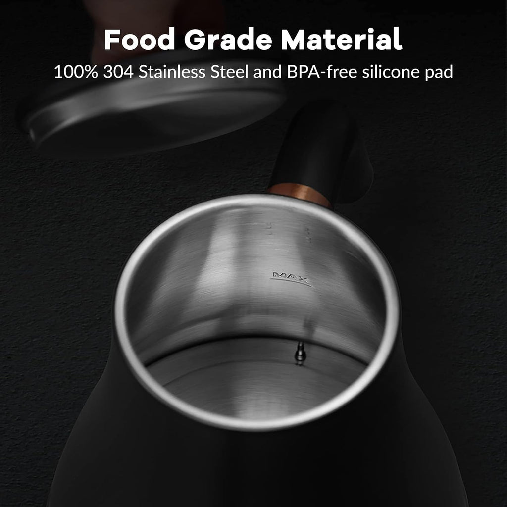 Electric Kettle Gooseneck Pour Over Kettle ±1°F Temperature Control Quick Heating Water Boiler for Coffee & Tea &