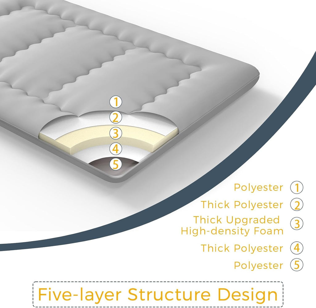 6" Extra Thick Japanese Floor Mattress Folding Futon Mattress