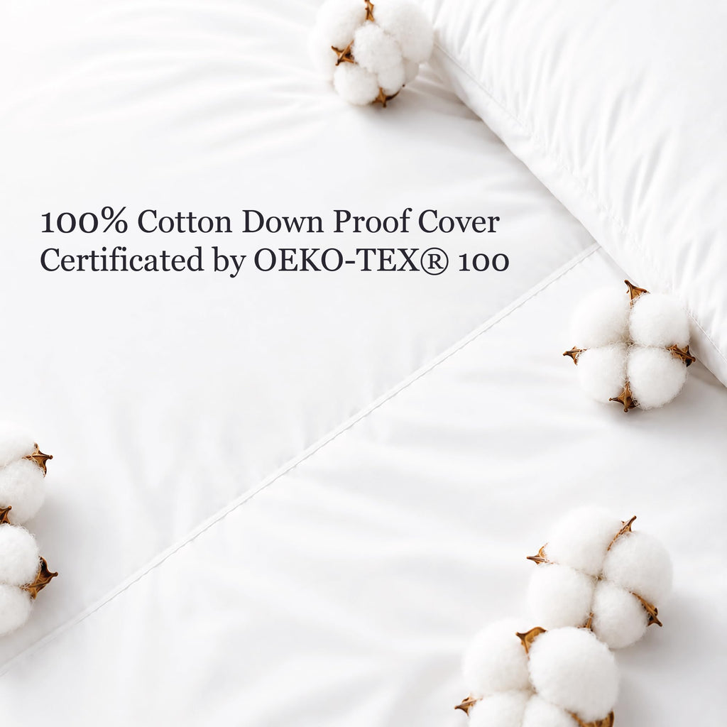 Goose Feather Down Fiber Comforter Duvet Insert