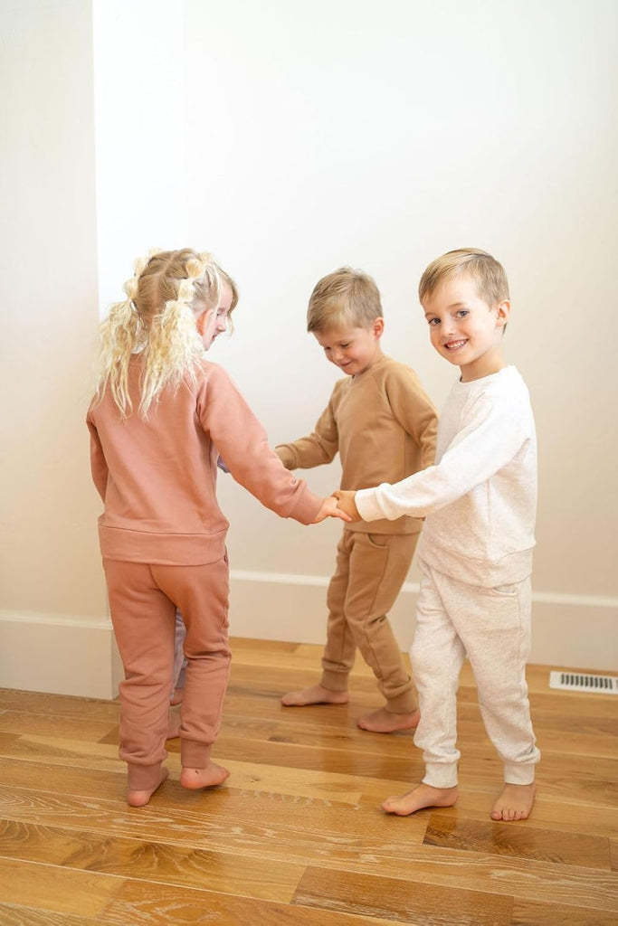Fall Outfits for Kids and Toddler | Long Sleeve Top and Long Pants Set Baby Sweatsuits