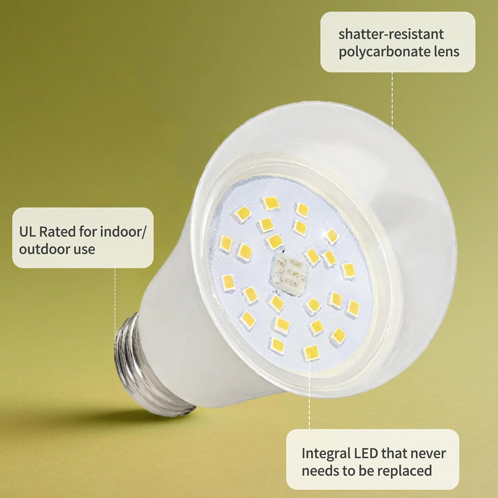LED A19 Plant Grow Light Bulbs Full Spectrum with 13.09 PPF
