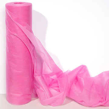 Pink Flame Retardant Gossamer Decorating Fabric, 59" x 100 Yard roll