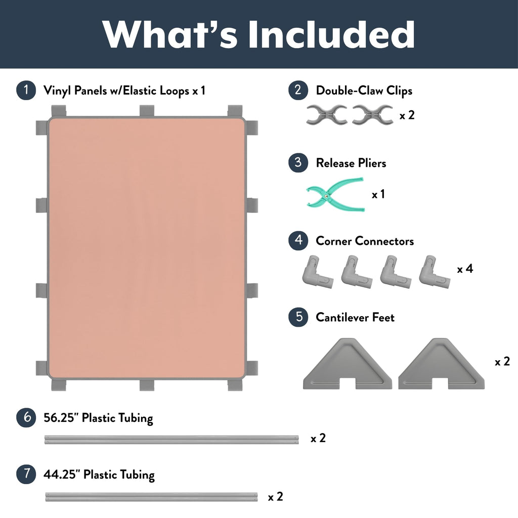 PlayPanel Room Divider 59.5" x 47.5", Clay