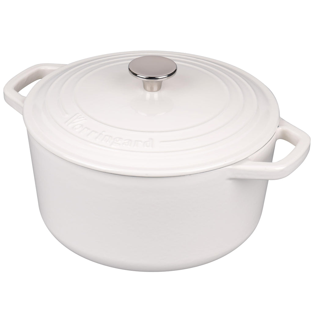 Enameled Cast Iron Dutch Oven Pot with Lid, for Bread Baking, Round Bread Oven- include Sourdough Bread Baking