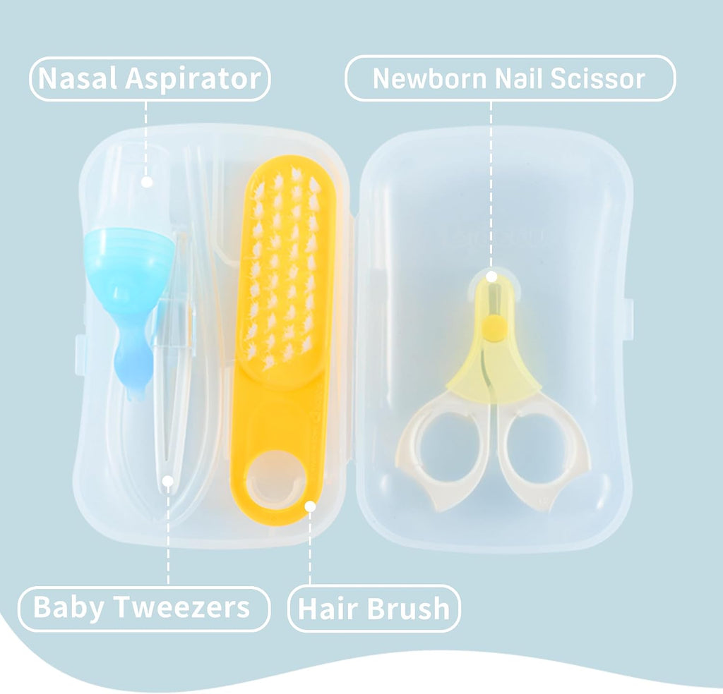 In-1 Baby Grooming Kit with Storage Case, Safe Baby Care Products